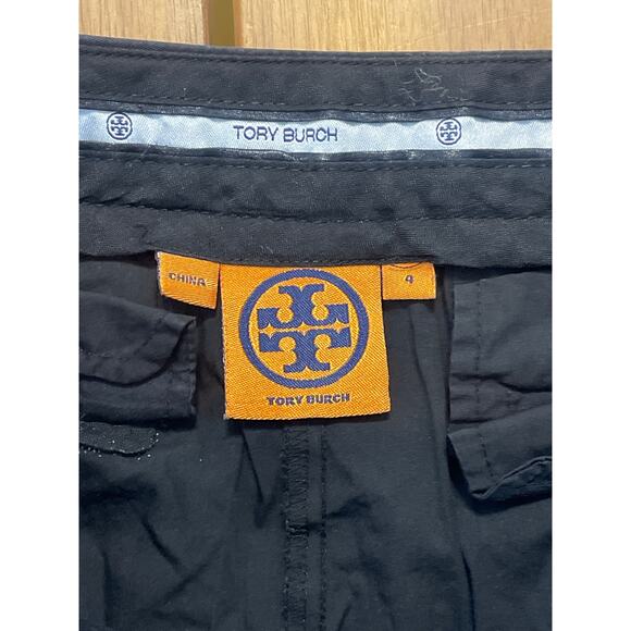 Tory Burch Black Straight legged Pants Womens Size 4 - Picture 5 of 7